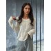 Fashionable SummerStyle Sun Protection Knit Top with Round Neck and Hollow Design, Slim Fit Cover-Up for Women