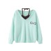 Knit Sweater for Women with Halter V-Neck Loose Fit Casual Knit Top