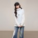 Style Two-Piece Set Sleeveless Layered Cardigan High Neck Sweater Women  Inner Wear Lace Hem Long Sleeve Top