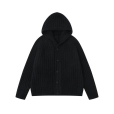 Solid Color Knit Cardigan with Hood Simple and Versatile Outerwear Solid Color Knit Cardigan with Hood Simple and Versatile Outerwear