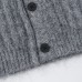Solid Color Knit Cardigan with Hood Simple and Versatile  Outerwear