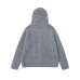 Solid Color Knit Cardigan with Hood Simple and Versatile  Outerwear