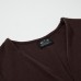 V-Neck Slim Fit Lightweight Knitwear Women's Solid Color Trendy Ins Extra Long Sleeve