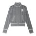 Half-High Neck Zipper Closure Short Length Casual Style for Women