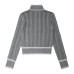 Half-High Neck Zipper Closure Short Length Casual Style for Women