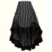 Gothic Vintage Style Women's Asymmetric Ruffle Skirt