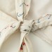 Hanging collar flower embroidered top