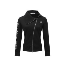 Letter Print Zip-Up Collar Jacket Versatile Sporty Cardigan Letter Print Zip-Up Collar Jacket Versatile Sporty Cardigan