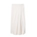 Lace embellished satin top+skirt set