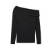 French soft asymmetric long sleeved T-shirt