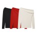 French soft asymmetric long sleeved T-shirt