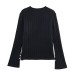 Versatile flared sleeve four knit cardigan Versatile flared sleeve four knit cardigan