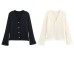 Versatile flared sleeve four knit cardigan Versatile flared sleeve four knit cardigan