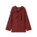 French design hanging scarf embellishing shirt