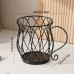 Large Capacity Metal Coffee Capsule Holder | Organizer & Dispenser for Nespresso, Keurig Capsules