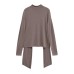Hot Girl Knitted Back Knot Top Women's Wear