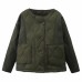 Color blocking splicing design cotton jacket