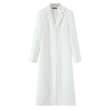 Irregular slit suit long jacket women's clothing Irregular slit suit long jacket women's clothing