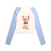 Long Sleeve T-shirt for Women Spring and Autumn Casual  Crewneck Basic Top