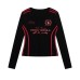 V-Neck Long Sleeve T-Shirt Hidden Zipper Cardigan Top V-Neck Long Sleeve T-Shirt Hidden Zipper Cardigan Top