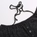Off-the-Shoulder Neck Long Sleeve T-Shirt Casual Basic Top 