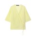 Striped bow kimono style outerwear Striped bow kimono style outerwear