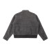 Stand Collar Jacket Slim Fit Versatile Short Utility Outerwear