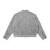 Stand Collar Jacket Slim Fit Versatile Short Utility Outerwear