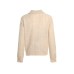 Turn-down Collar Hollow Knit Sweater Women Loose Lazy Design Couple Knitwear Unique 