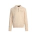 Turn-down Collar Hollow Knit Sweater Women Loose Lazy Design Couple Knitwear Unique 