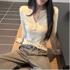 Green Collar Long Sleeve Shirt for Women Green Collar Long Sleeve Shirt for Women