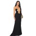 Summer New Vacation Fashion Sexy Mesh Sheer Low-Cut Halter Dress for Women Summer New Vacation Fashion Sexy Mesh Sheer Low-Cut Halter Dress for Women
