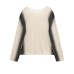 Fading effect printed long sleeved women's clothing