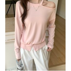 Chic Off-Shoulder Pink Top with Strapless Design