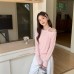 Chic Off-Shoulder Pink Top with Strapless Design Chic Off-Shoulder Pink Top with Strapless Design