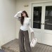 Design Sense Lace Long Sleeve Top for Women