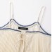 Contrast trimmed camisole top Contrast trimmed camisole top