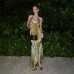 Summer Digital Print Look Sexy Backless Cut-Out High-Waisted Fitted Halter Dress