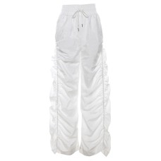 Summer Fashion Casual Loose Pleated Lightweight Breathable Streetwear Pants for Women Summer Fashion Casual Loose Pleated Lightweight Breathable Streetwear Pants for Women