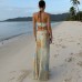 Style Sexy Strapless Crop Top Belted High Waist Fitted Dress