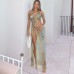 Style Sexy Strapless Crop Top Belted High Waist Fitted Dress