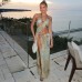 Style Sexy Strapless Crop Top Belted High Waist Fitted Dress