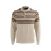 Henley Neck Sweater  High-End Vintage Knitwear