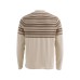 Henley Neck Sweater  High-End Vintage Knitwear
