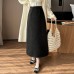 Mid-Length A-Line Woolen Skirt for Women Mid-Length A-Line Woolen Skirt for Women