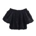 Hairy Bubble One Collar Top for Women's Clothing