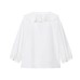 Stacked Decorative Poplin Shirt Women's Clothing