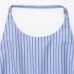 Hot girl striped halter neck sleeveless top Hot girl striped halter neck sleeveless top
