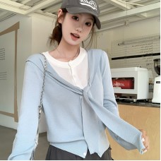 Type of Clothing  Atmosphere Faux Two-Piece Long Sleeve Knit Top