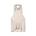 Hot girl metal wire hanging neck collar top